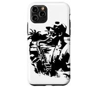 Saxophonist Graphic Tenor Saxophone Case for iPhone 11 Pro