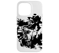 Saxophonist Graphic Tenor Saxophone Case for iPhone 14 Pro Max