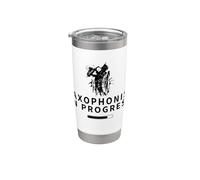 Saxophonist in Progress Loading Funny Saxophone Stainless Steel Insulated Tumbler