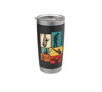Saxophonist Jazz Saxophone Player Musician Saxophone Stainless Steel Insulated Tumbler