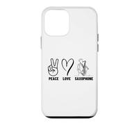 Saxophonist Peace Love Saxophone Proud Men Saxophone Player Case for iPhone 12 mini