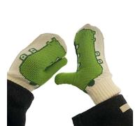 Saxrel Adults' Funny Knitted Dinosaur Gloves - Novelty Interactive Warm Silly Dinosaur Gloves for Daily & Gifting Y2K Mittens Gifts for Women Men