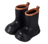 Saxrel Kids Wellies EVA Ankle Wellington Boots - Lightweight Waterproof Non-Slip Sole, Easy Pull-On Rain Boots for Boys Girls Outdoor Play School Commute Traveling on Rainy Day Hiking