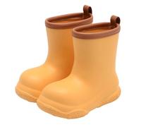 Saxrel Kids Wellies EVA Ankle Wellington Boots - Lightweight Waterproof Non-Slip Sole, Easy Pull-On Rain Boots for Boys Girls Outdoor Play School Commute Traveling on Rainy Day Hiking