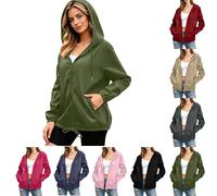 Saxrel Lightweight Waterproof Jacket for Women Travel Cycling Rain Coats - Zip Front, Long Sleeve Windbreaker Water-Resistant Hooded Jacket for Hiking Rainy Commute Camping Trips Walking Size S-3XL
