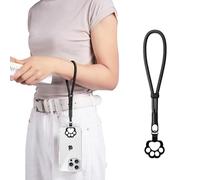 saxsion Hand Wrist Strap Lanyard,Anti Theft,Universal Cell Phone Multifuctional Patch Lanyards for Women and Men (Black)