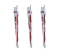 Saxton 3 X Saxton Blades 150mm Reciprocating Sabre Saw Wood Blades R644D For Bosch Makita Etc