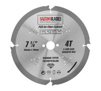 Saxton Blades Pcd Circular Saw Blade 185mm X 4T X 20mm Bore Polycrystalline Diamond Tipped (16mm Ring)