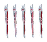 Saxton Blades Saxton 150mm Reciprocating Sabre Saw Wood Blades R644D, Pack Of 5