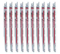 Saxton Blades Saxton 240mm Reciprocating Sabre Saw Wood Blades R1021L Pack Of 10