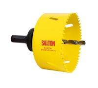 Saxton Blades Saxton Hss Hole Saw M42 Bi-Metal 8% Cobalt Heavy Duty With Arbor (14mm - 230mm) - 76mm (3") + Arbor