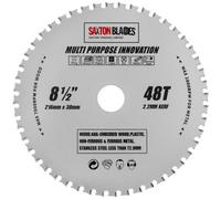 Saxton Blades Saxton Multi Purpose Innovation Circular Saw Blade 216mm X 48 Teeth X 30mm Bore + 16, 20 And 25mm Rings