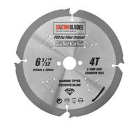 Saxton Blades Saxton Pcd1654T Pcd Circular Saw Blade, 165mm X 4 Teeth Polycrystalline Diamond Tipped Fibre Cement Board, Hard Materials