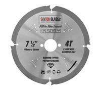 Saxton Blades Saxton Pcd1904T Pcd Circular Saw Blade, 190mm X 4 Teeth Polycrystalline Diamond Tipped Fibre Cement Board, Hard Materials