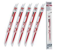 Saxton Blades Saxton Sb920Fp 225mm Professional Range Reciprocating Saw Blade Demolition Bi-Metal 8% Cobalt Pack Of 5