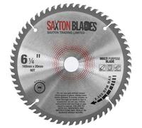 Saxton Blades Saxton Tct Laminate Hardwood Aluminium Circular Saw Blade 160mm X 60Teeth X 20mm Bore (16mm Ring)
