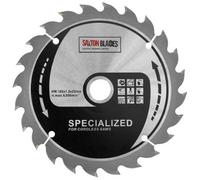 Saxton Blades Saxton Tct16524T Tct Thin Kerf Tct Circular Saw Blade 165mm X 24 Teeth X 20mm Bore + 16mm Ring