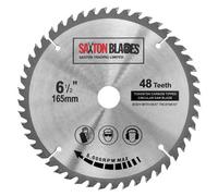 Saxton Blades Saxton Tct16548Tsk Tct Circular Saw Blade 165mm X 48 Teeth X 20mm Bore & 16mm Ring