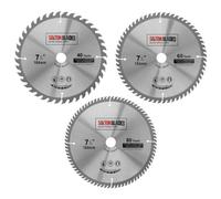 Saxton Blades Saxton Tct184Mxc20B Tct Circular Blade 184mm Pack C 20mm Bore (16mm Ring) - Pack Of 3