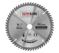 Saxton Blades Saxton Tct18560T20B Tct Circular Saw Blade 185mm X 60T X 20mm Bore (16mm Ring)
