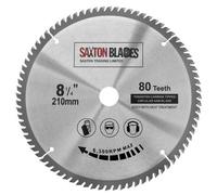 Saxton Blades Saxton Tct21080T254B Tct Circular Saw Blade 210mm X 80 Teeth X 25.4mm Bore