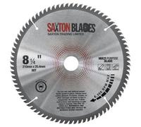 Saxton Blades Saxton Tct21080Ttcg254B Tct Circular Saw Blade 210mm X 80T X 25.4mm Bore Aluminium Laminate Hardwood