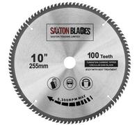Saxton Blades Saxton Tct255100T254B Tct Circular Saw Blade 255mm X 100 Teeth X 25.4mm Bore