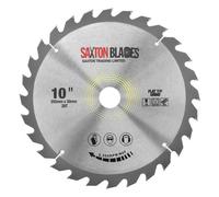Saxton Blades Saxton Tct25528Tftg Flat Top Grind Tct 255mm X 28 Teeth X 30mm Bore + 16, 20,25 25.4mm Rings