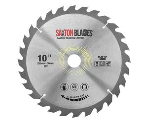 Saxton Blades Saxton Tct25528Tftg Flat Top Grind Tct 255mm X 28 Teeth X 30mm Bore + 16, 20,25 25.4mm Rings