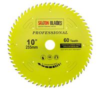 Saxton Blades Saxton Tct25560Tpro Professional Range Tct Circular Blade 255mm X 60 Teeth X 30mm Bore, 16, 20, 25mm Reduction Ring