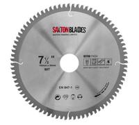 Saxton Blades Saxton Tctnr19080T Tct Negative Rake / Hook Circular Blade 190mm X 80T X 30mm Bore