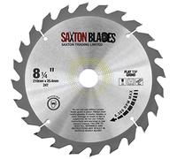 Saxton Flat Top TCT Circular Saw Blade 210mm x 24T x 25.4mm fits Evolution Saws