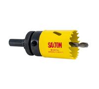Saxton HSS Hole Saw Cutter M42 Bi-Metal 8% Cobalt Heavy Duty + Arbor (14mm - 230mm) (40mm + Arbor)