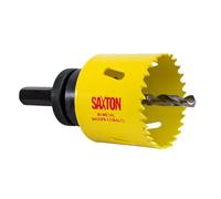 Saxton HSS Hole Saw Cutter M42 Bi-Metal 8% Cobalt Heavy Duty + Arbor (14mm - 230mm) (55mm + Arbor)