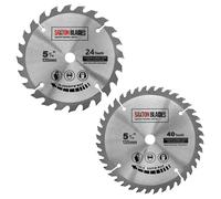 Saxton TCT135MXA TCT Circular Wood Saw Blades 135mm x 12.7mm (10mm) bore for Bosch Makita Dewalt Pack A