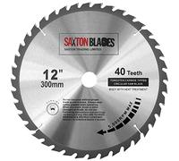 Saxton TCT Circular Wood Saw Blade 300mm x 30mm x 40T for Bosch, Makita etc Fits 305mm Saws