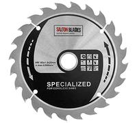 Saxton TCT16524T 165mm x 24t TCT Thin Kerf Cordless Circular Saw Blade Compatible with Dewalt Makita