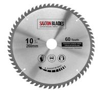 Saxton TCT26060T TCT Circular Wood Saw Blade 260mm x 30mm x 60T Festool Bosch Makita Dewalt