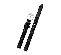 SAXTZDS Genuine Leather Watchband Small Size Watch Wristband 6mm - 16mm Women's Watch Replacement Strap, 6mm