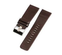 SAXTZDS Genuine Leather Watchbands Men's Watch Strap 26mm 27mm 28mm 30mm 32mm 34mm Watch Wristband Watch Accessories, Brown, 30mm