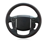 SAXTZDS Hand sewn leather steering wheel cover,For Land Rover Freelander 2 discovery 3 discovery 4 Range Rover Evoque