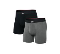 Saxx Underwear Vibe Xtra Brief Fly Boxers 2 Units Black,Grey XL Men