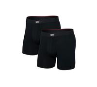 SAXX 2-Pack Vibe Xtra Super Soft Boxer Briefs, Black - X-Large