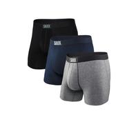 SAXX | Vibe Super Soft Boxer Brief 3 Pack | Black/Grey/Navy Small