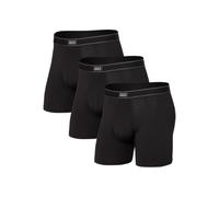 Saxx Underwear - Pack of 3 comfortable Boxers - Daytripper Bb Fly 3Pk Black for Men - Size XL Black