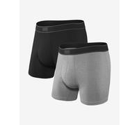 Saxx Underwear Daytripper Fly Boxers 2 Units Black,Grey S Men