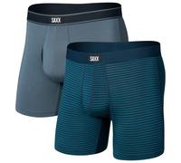 Saxx - Daytripper Boxer Brief Fly 2-Pack - Synthetic base layer size XL, blue