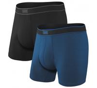 Saxx - Daytripper Boxer Brief Fly 2-Pack - Synthetic base layer size XXL, blue/black