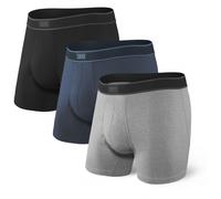 Saxx - Daytripper Boxer Brief Fly 3-Pack - Synthetic base layer size XXL, grey