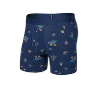 Saxx DropTemp® Cooling Cotton Boxer Brief 5" - Island Life-Midnight